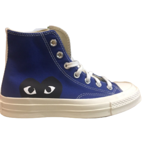 Play Comme des Garçons scarpe alte blu